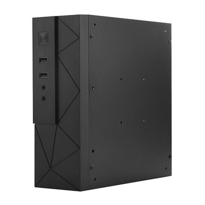 【可開發票】SKTC MX01迷你背掛式機箱HTPC機箱MINI-ITX機箱1719主板機箱黑色