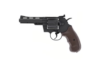 【BCS】HW華山 黑色 咖啡握把 1312全金屬4吋CO2左輪手槍-FSC1312C02