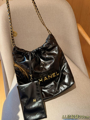 【二手包包】Chanel香奈兒Chanel22bag垃圾袋尺寸30cm NO67765