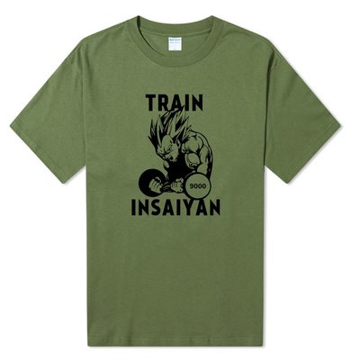 Vegeta Train Insayan 短袖T恤 9色 達爾七龍珠趣味Dragon Ball健身重訓賽亞Goku運動