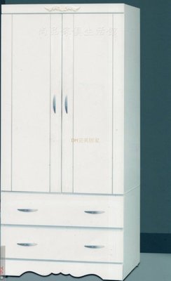 【DH】商品貨號HY320商品名稱《愛康》3X6尺白色收納衣櫃(圖一)備有3x7尺胡桃色白橡色可選。主要地區免運費