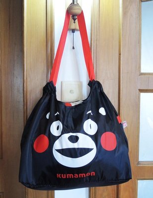 嘉芸的店 日本熊本縣 橫向購物袋 日本熊 購物袋kumamon大尺寸購物袋 日本手提包