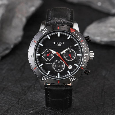二手全新天梭手錶 TISSOT 海星系列PRS516男士腕錶全自動六針跑秒多功能機芯腕錶