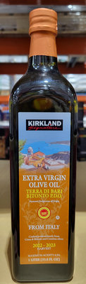 【小如的店】COSTCO好市多線上代購~KIRKLAND 初榨橄欖油(每瓶1公升)玻璃瓶 1236329
