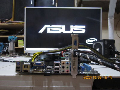 華碩桌上型電腦主機板-P7H55-M +  I5-650-CPU-插座 1155針腳，良品 保固一個月