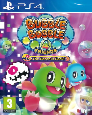 【全新未拆】PS4 泡泡龍4 夥伴 伙伴 骷髏阿怪的反擊 BUBBLE BOBBLE 4 FRIENDS 中文版 台中