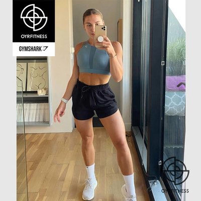 英國GYMSHARK LEGACY FITNESS LOOSE SHORTS女健身運動休閒短褲