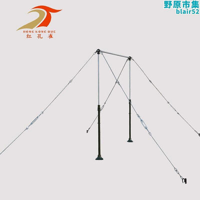 紅孔雀（HONGKONGQUE）室外單槓引體向上戶外單雙槓健身訓練器材