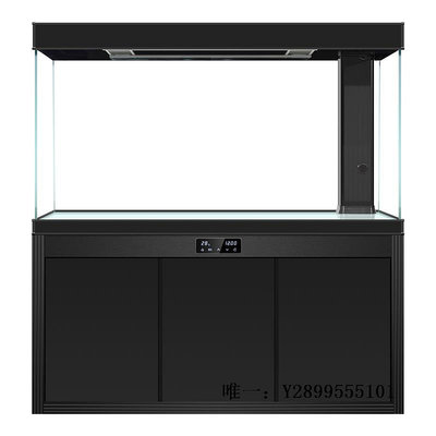 玻璃魚缸漢霸超白玻璃魚缸客廳大型落地家用玄關生態缸底濾金魚缸龍魚缸水族箱