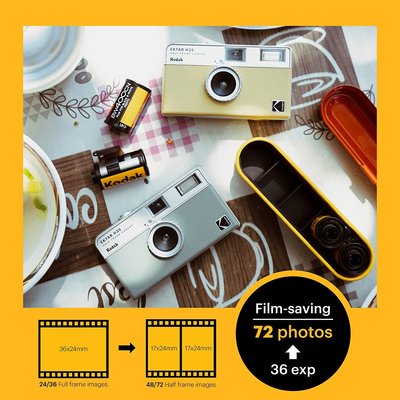 現貨馬上出 柯達 Kodak Ektar H35 半格菲林相機 底片相機 半格相機 LOMO 即可拍相機 內建閃光燈