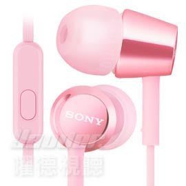 【曜德】SONY MDR-EX155AP 粉色 支援智慧型手機通話 繽紛七色 多彩混搭 超商免運☆送收納盒
