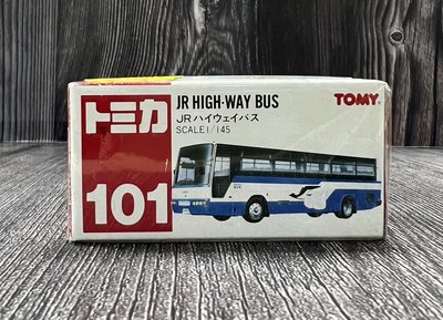 《GTS》絕版 紅標 TOMICA 多美小汽車 NO101 JR高速巴士 1/145 296430