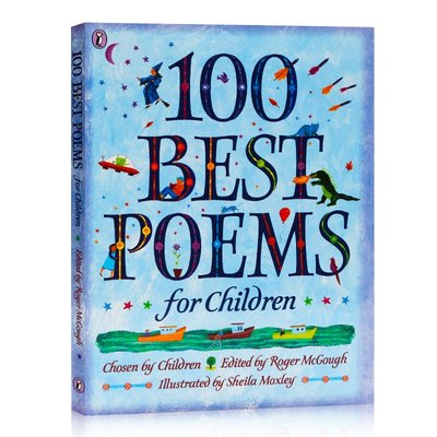 英文繪本 書刊 給孩子的100首詩 100 Best Poems for Children 英語英文原版 當代經典詩歌集