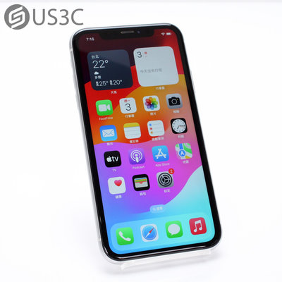 【US3C-台南店】【一元起標】台灣公司貨 Apple iPhone XR 64G 6.1吋 白色 Liquid Retina顯示器 人像光線功能 二手手機