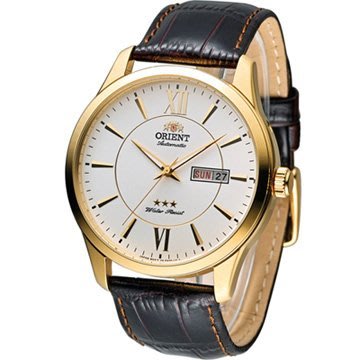 東方 ORIENT 經典都會時尚機械腕錶 FEM7P005W(可議價)