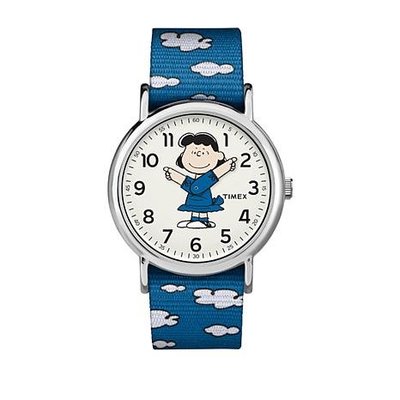 預購 美國帶回 Timex*Peanuts 史努比 露西 聯名款手錶 生日禮 粉絲專用 尼龍錶帶