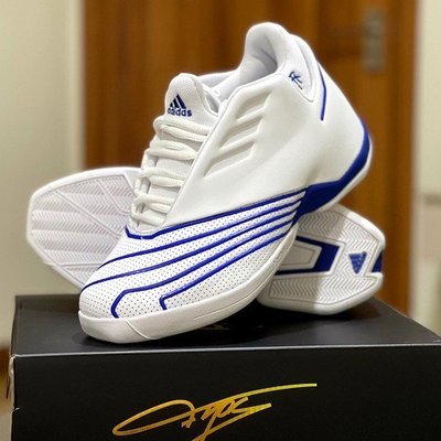 【正品】adidas 籃球 TMAC 2 Restomod 白 藍 Tracy McGrady 男 FX49慢跑鞋