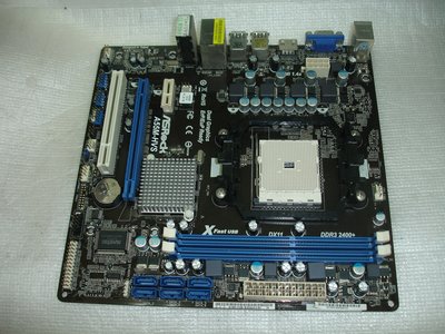 【電腦零件補給站】ASRock A55M-HVS(Socket FM1/DDR3/PCI-E)主機板