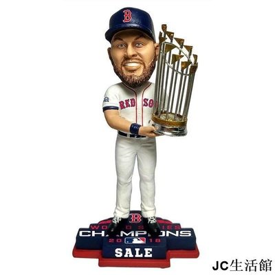 【】MLB棒球搖頭人偶模型公仔波士頓紅襪 Chris Sale 世界大賽獎盃版 BS9N-居家百貨商城