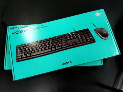 【MR3C】台灣公司貨 含稅附發票 Logitech羅技 MK200 有線鍵盤滑鼠組 可寄超商
