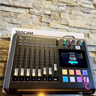 分期免運 贈線材組 Tascam Mixcast 4 Podcast 錄音介面 混音器 Caster Pro 平價版