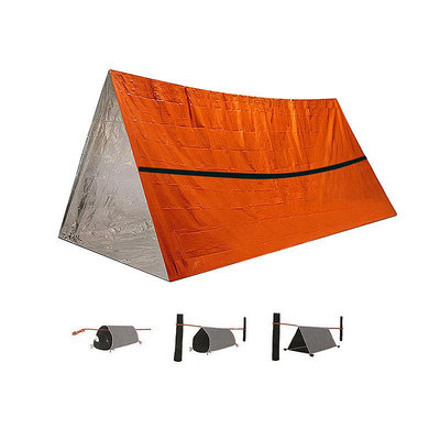 戶外簡易帳篷單層保暖用品救災保溫應急睡袋急救露營帳篷