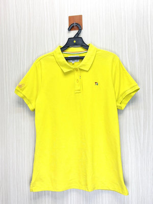 Arnold Palmer 雨傘 專櫃 黃色小Logo休閒Polo衫