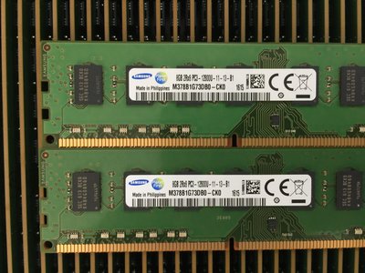 三星M378B1G73DB0-CK0 DDR3 1600 8G 2RX8 PC3-12800U 桌機機記憶體