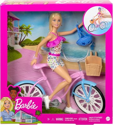 芭比時尚自行車組合 芭比 時尚 自行車組合 MATTEL 美泰兒 Barbie 芭比娃娃 正版在台現貨