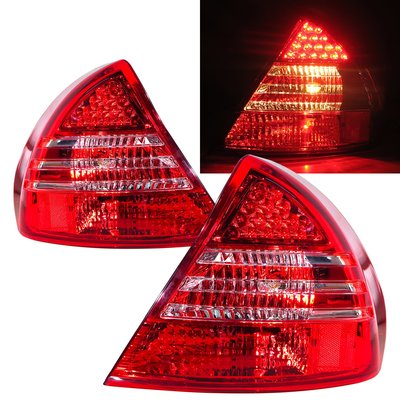 卡嗶車燈 Mitsubishi 三菱 Mirage 1998-2000 兩門車/四門車 LED 尾燈 紅色