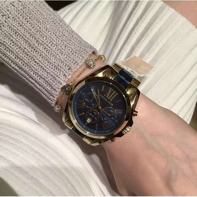 Michael Kors MK手錶新款六針間膠大錶盤男女情侶手錶酒紅色MK6270