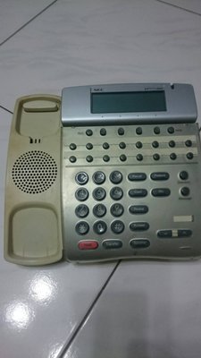 二手NEC數位話機，型號DTH-16D-1 顯示型話機 室內電話  話機 分機 交換機商用電話