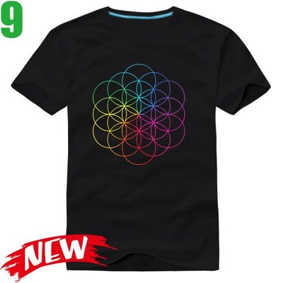 Coldplay【酷玩樂團】【A Head Full Of Dreams】短袖搖滾T恤(共6種顏色)新款上市!【賣場一】