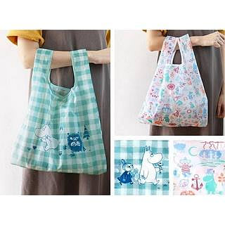 Moomin嚕嚕米Eco Bag購物袋 嚕嚕米摺疊購物袋 手提袋 便當袋 環保購物袋 餐具袋 午餐袋（現貨 )