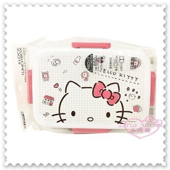 ♥小公主日本精品♥ Hello Kitty 便當盒 樂扣保鮮盒 耐熱140度 容量650ml 11278009