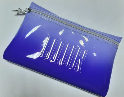 Dior 迪奧 紫色漸層美妝包 手拿包 化妝包