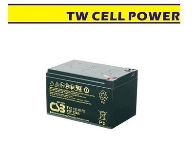 CSB 日立神戶電池  EVX12120F2 12V12AH 免加水免保養電池 電動車電池 深循環電池 UPS電池