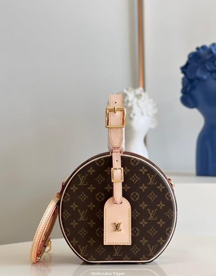 二手Louis Vuitton LV Petite Boite Chapeau Bag M43514圓餅包