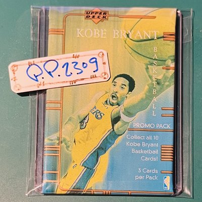 (563) 2000 UD Kobe Bryant Sealed PROMO PACK 未拆封卡包 (三張卡)