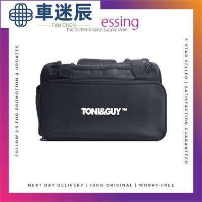 Toni  GUY 美髮工具收納手提箱收納袋, 用於美髮師旅行便攜式工具袋黑色 T552車迷辰