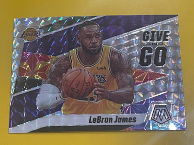 2019 Mosaic Give And Go Prizm LeBron James