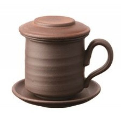 陶作坊-老岩泥素面同心杯-全新盒裝 泡茶 茶具 茶葉