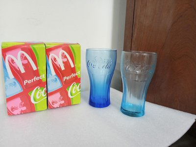 (日本生活用品)石塚硝子ADERIA GLASS代工日本麥當勞復古造型可樂紀念杯兩件(A991)
