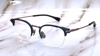 【本閣】999.9 351T 日本手工眼鏡復古圓框半框 純鈦彈性電鍍烤漆 DlTA THOM 增永masunaga