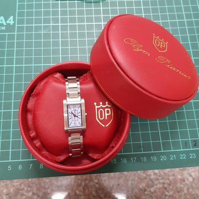 專櫃名錶 OP不銹鋼 女錶＆清晰 耐用 實心錶帶 錶徑18mm 高品質 手圍15.5cm PA箱