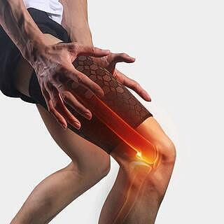 台灣現貨1 對護大腿 防滑支撐護腿 針織壓縮腿套 健身跑步加壓運動防護