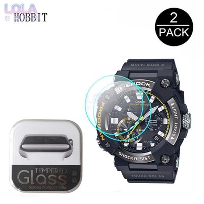 【2片】Casio卡西歐 手錶膜 手錶熒幕膜G-Shock GWF-A1000 1A 2 1A4透明保護膜 防刮鋼化玻璃-LOLA創意家居
