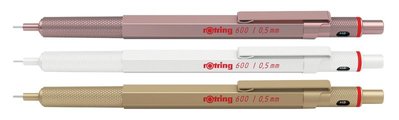 【現貨】【日本9月新品rOtring 600系列自動鉛筆】(白/粉/金)0.5mm日本製德國紅環/三洋堂