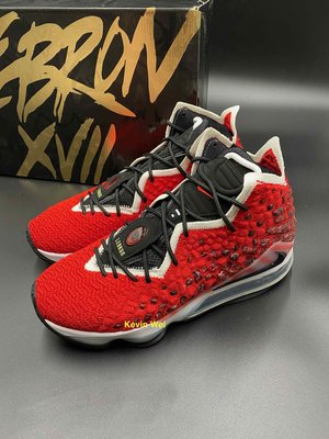 Nike Lebron 17 XVII Uptempo 紅黑 BQ3177-601 籃球鞋 US9