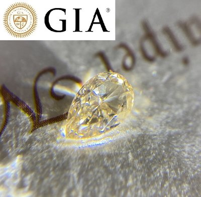 【台北周先生】天然Fancy黃色鑽石 0.6克拉 Even分布 高淨度VVS 送GIA證書